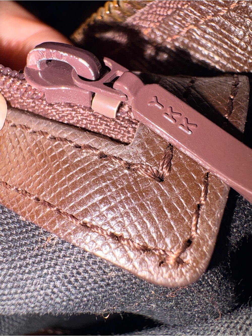 Burberry Vintage House Check Crossbody Bag Brown Saffiano Leather Trim - Picture 3 of 16